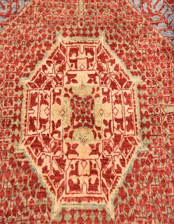 Detail image of  8' 3 x 9' 8  Hand Knotted Mamluk Ziegler Rug