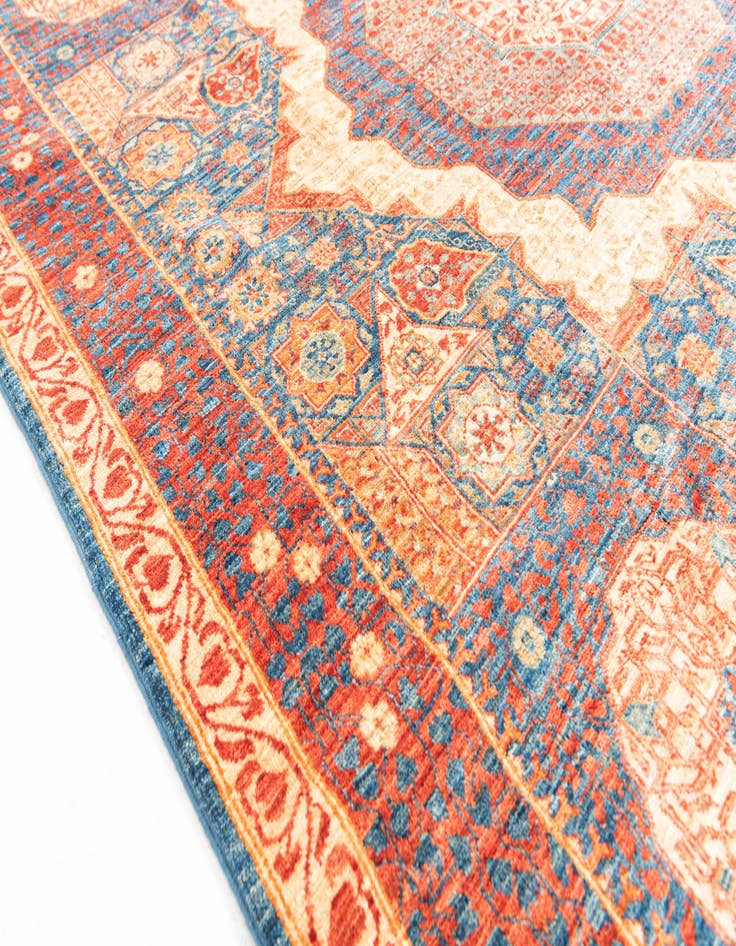 Detail image of  6' x 8' 7  Hand Knotted Mamluk Ziegler Oriental Rug
