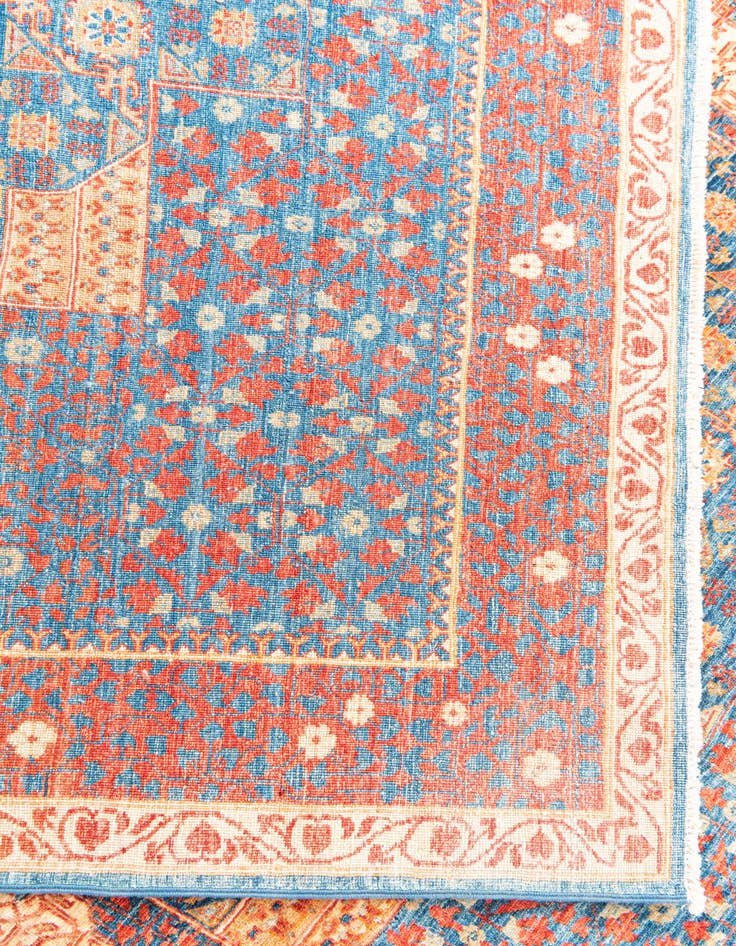 Detail image of  6' x 8' 7  Hand Knotted Mamluk Ziegler Oriental Rug