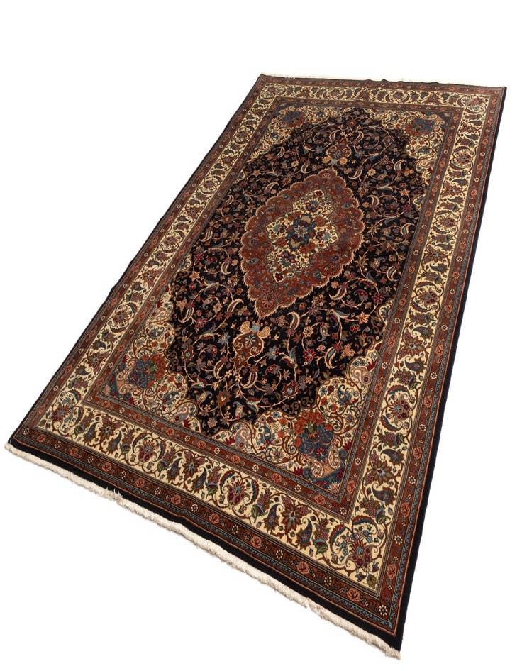 Detail image of  6' 9 x 9' 7 Mashad Wool Rug