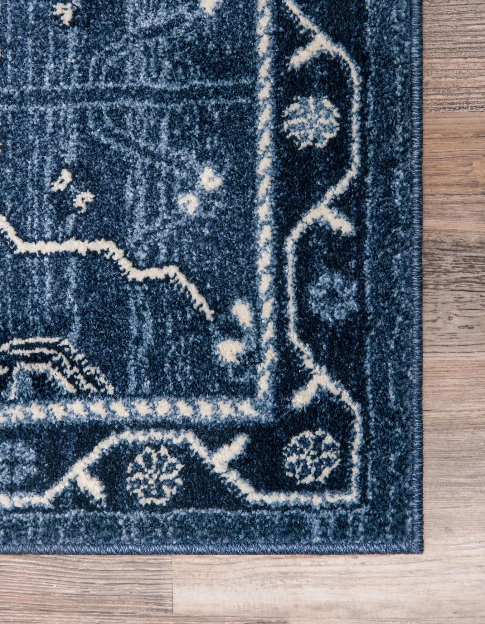 Blue 5' x 8' Miranda Rug | Rugs.com