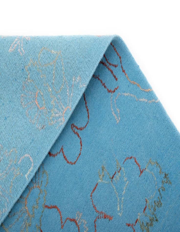 Detail image of  7' 5 x 9' 9  Hand Knotted Modern Nehmo Rug