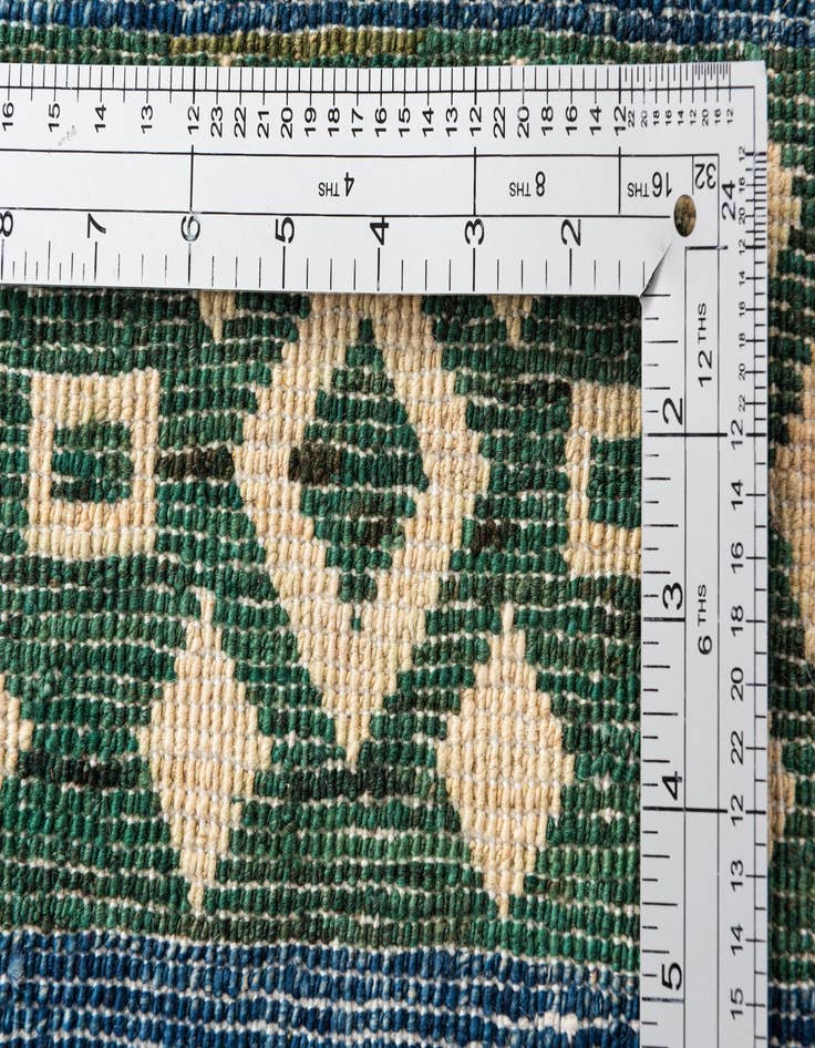 Detail image of  5' x 7' 4  Hand Knotted Modern Ziegler Wool Rug