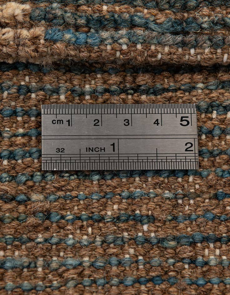 Detail image of  4' 10 x 5' 11  Hand Knotted Moroccan Wool Rug