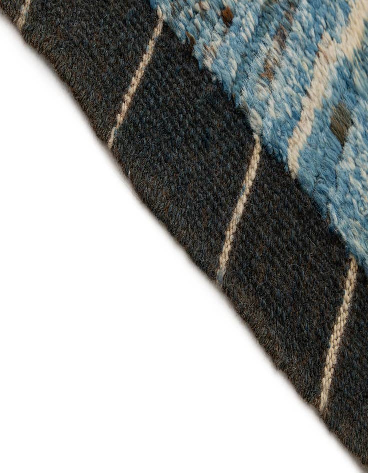 Detail image of  5' 6 x 8' 2  Hand Knotted Moroccan Wool Rug