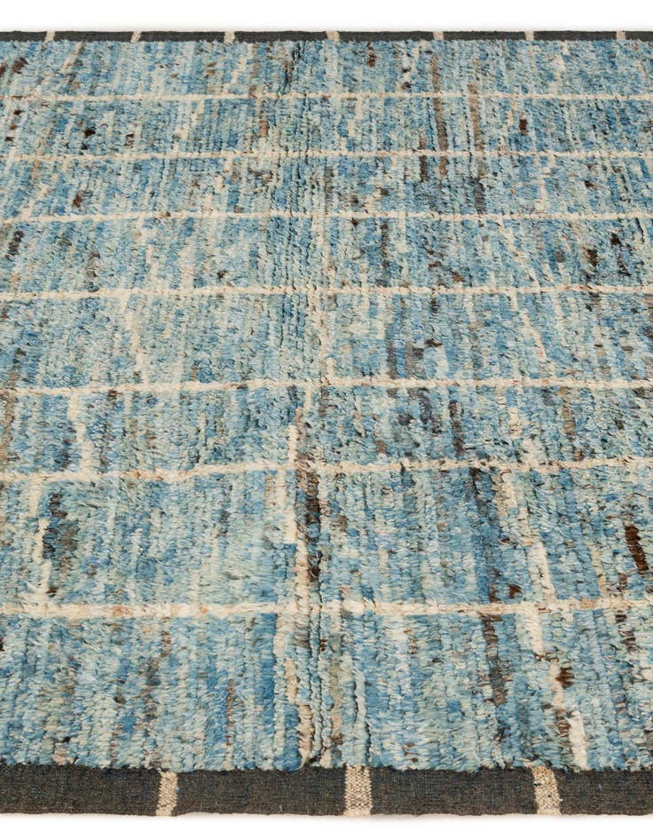 Detail image of  5' 9 x 7' 6  Hand Knotted Moroccan Wool Rug
