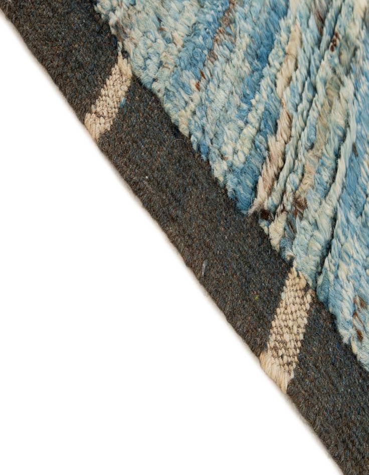 Detail image of  5' 9 x 7' 6  Hand Knotted Moroccan Wool Rug