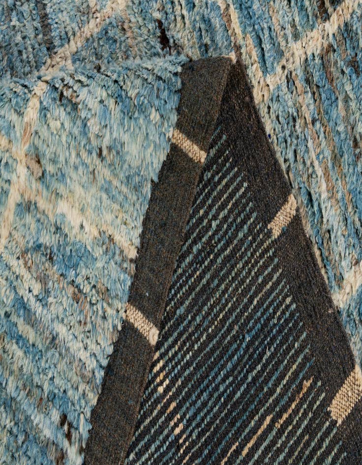 Detail image of  5' 9 x 7' 6  Hand Knotted Moroccan Wool Rug