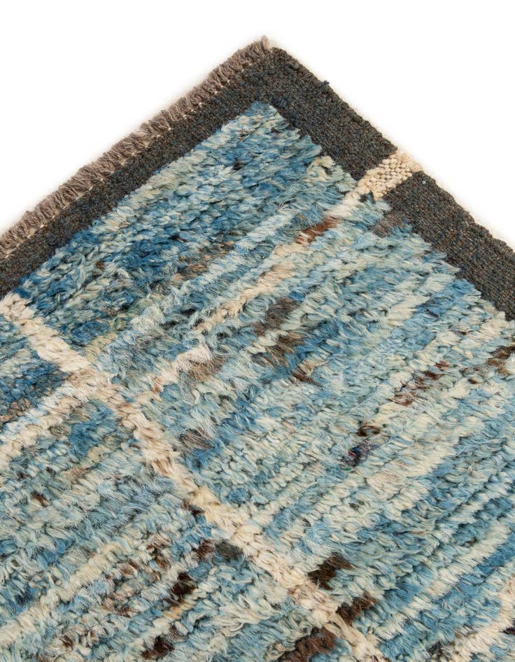 Detail image of  5' 9 x 7' 6  Hand Knotted Moroccan Wool Rug