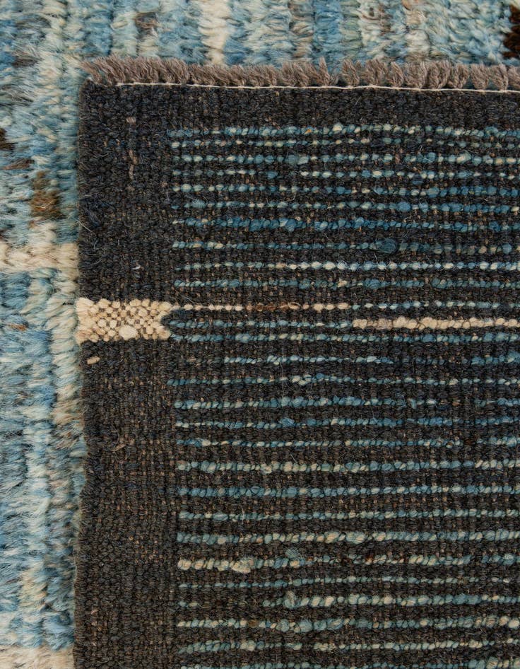 Detail image of  5' 9 x 7' 6  Hand Knotted Moroccan Wool Rug