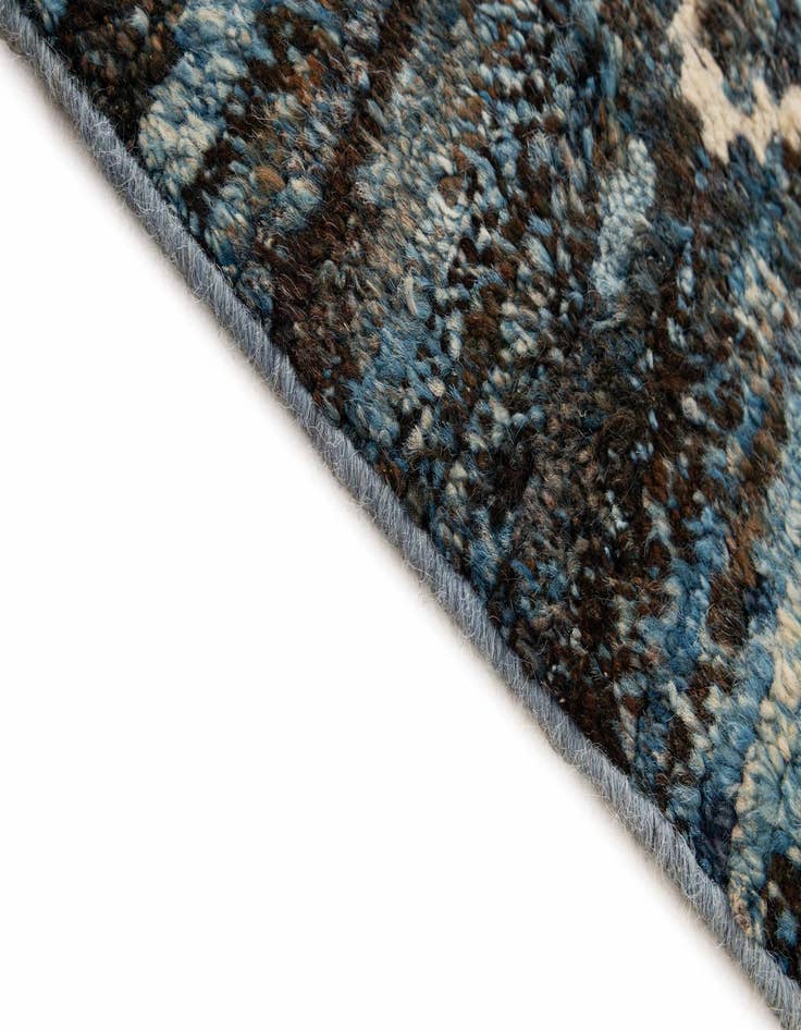 Detail image of  6' 6 x 9' 5  Hand Knotted Moroccan Wool Rug