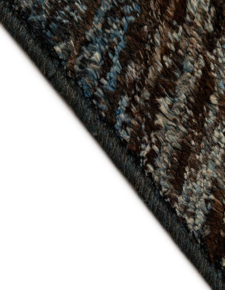 Detail image of  8' 5 x 10'  Hand Knotted Moroccan Wool Rug