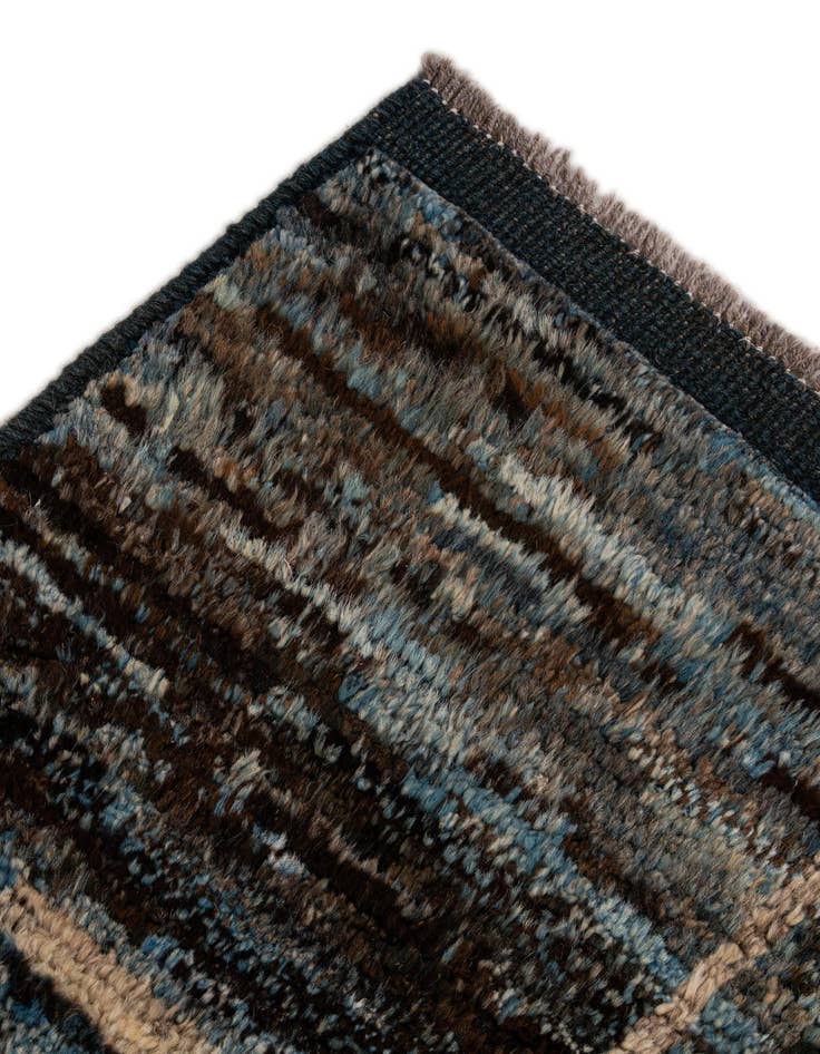 Detail image of  8' 5 x 10'  Hand Knotted Moroccan Wool Rug