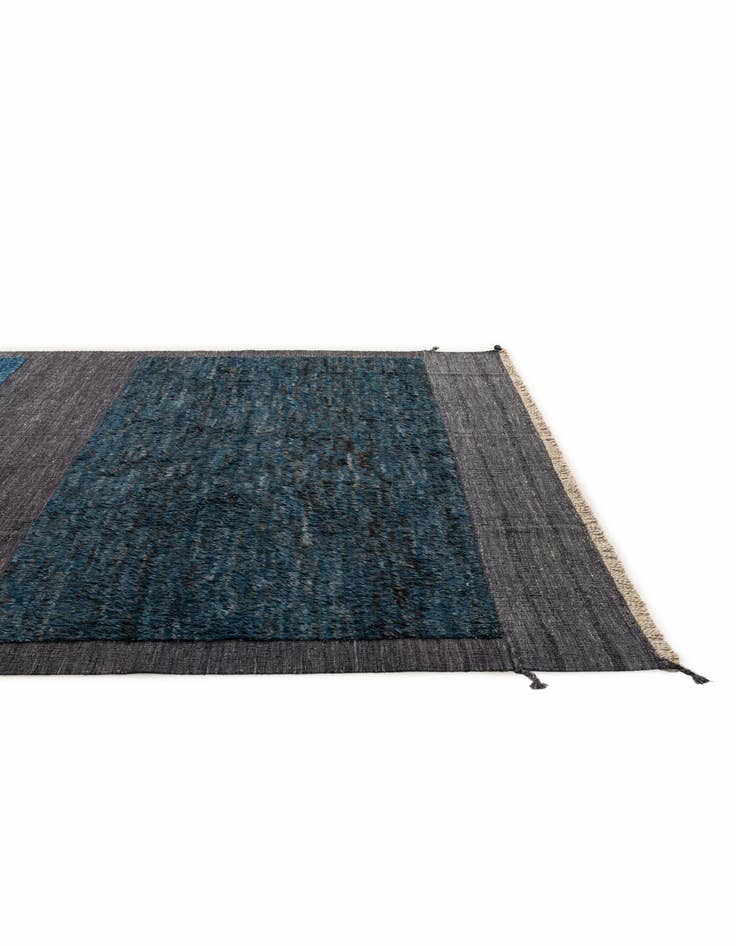 Detail image of  9' 4 x 11' 7  Hand Knotted Moroccan Wool Rug