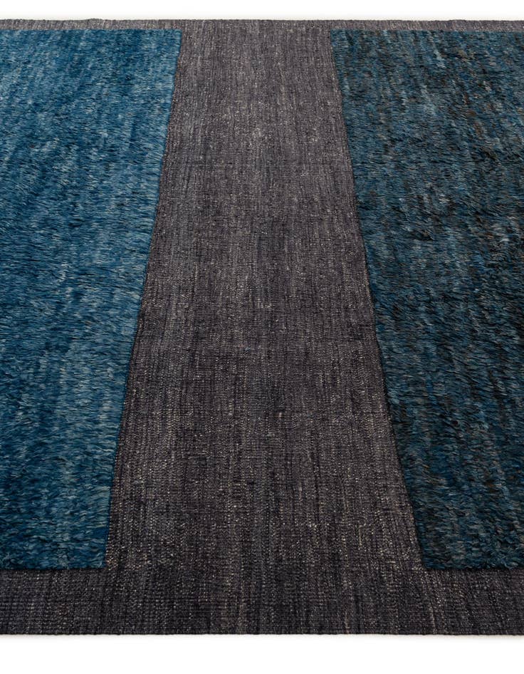 Detail image of  9' 4 x 11' 7  Hand Knotted Moroccan Wool Rug