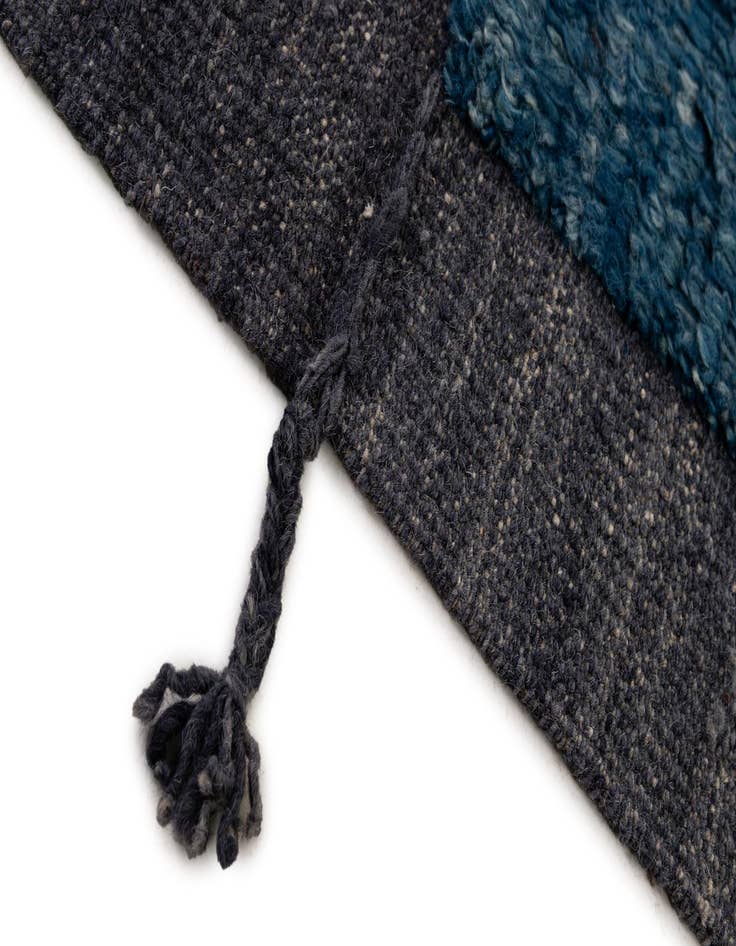 Detail image of  9' 4 x 11' 7  Hand Knotted Moroccan Wool Rug