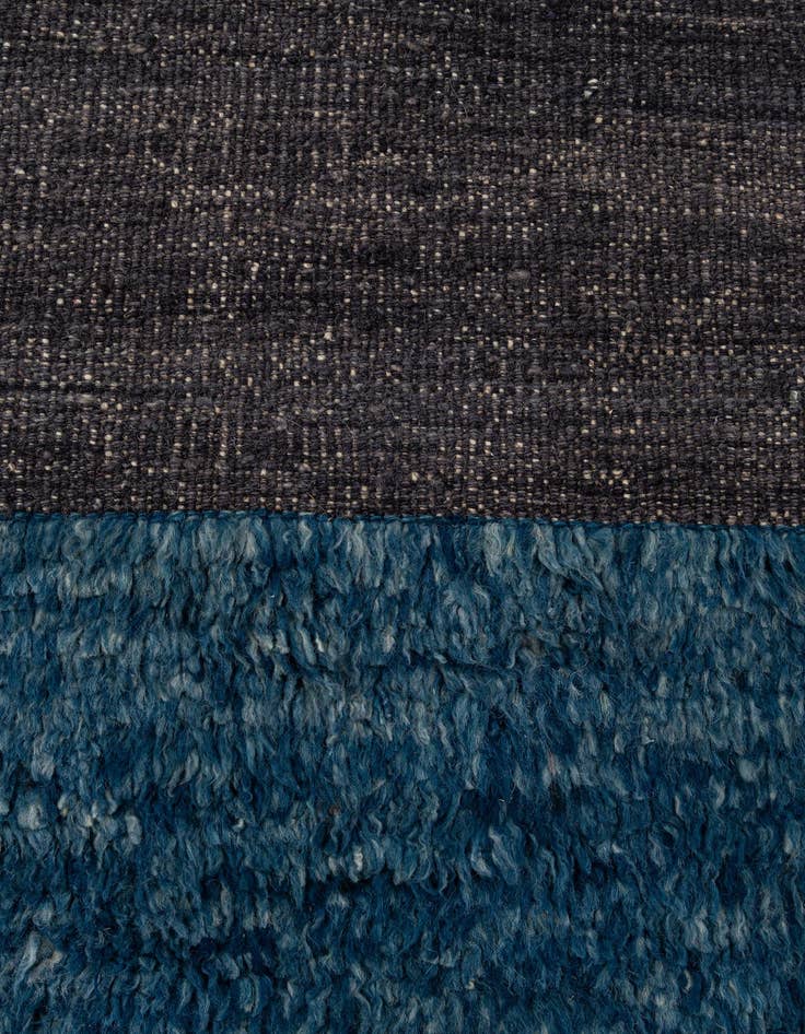 Detail image of  9' 4 x 11' 7  Hand Knotted Moroccan Wool Rug