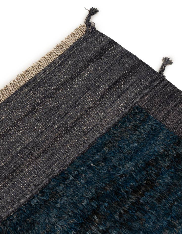 Detail image of  9' 4 x 11' 7  Hand Knotted Moroccan Wool Rug