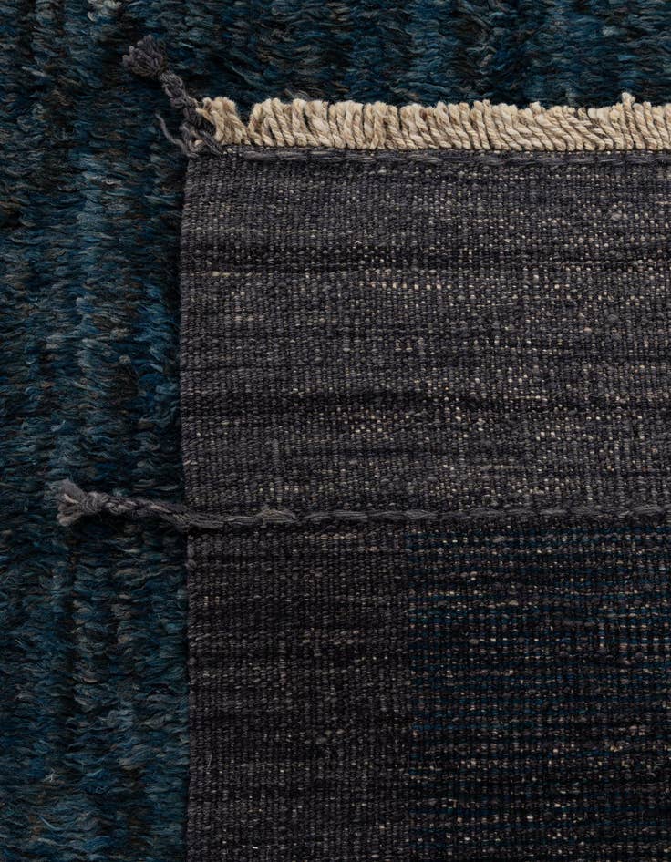 Detail image of  9' 4 x 11' 7  Hand Knotted Moroccan Wool Rug