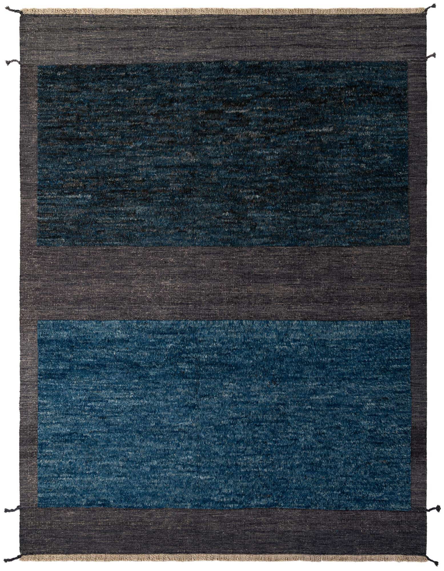 Primary image  9' 4 x 11' 7  Hand Knotted Moroccan Wool Rug