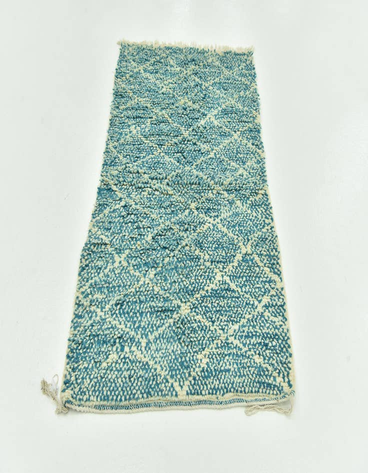 Detail image of  3' 3 x 5' 3  Hand Knotted Moroccan Wool Rug