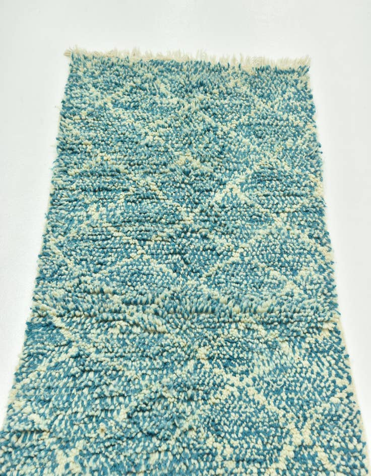 Detail image of  3' 3 x 5' 3  Hand Knotted Moroccan Wool Rug