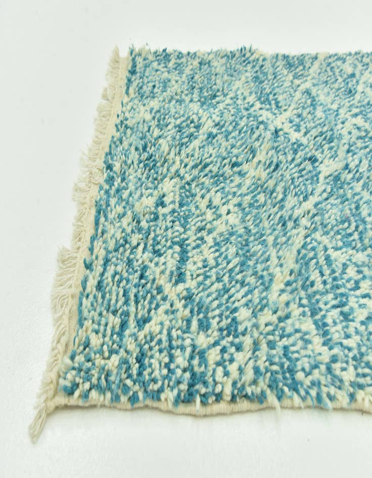 Detail image of  3' 3 x 5' 3  Hand Knotted Moroccan Wool Rug