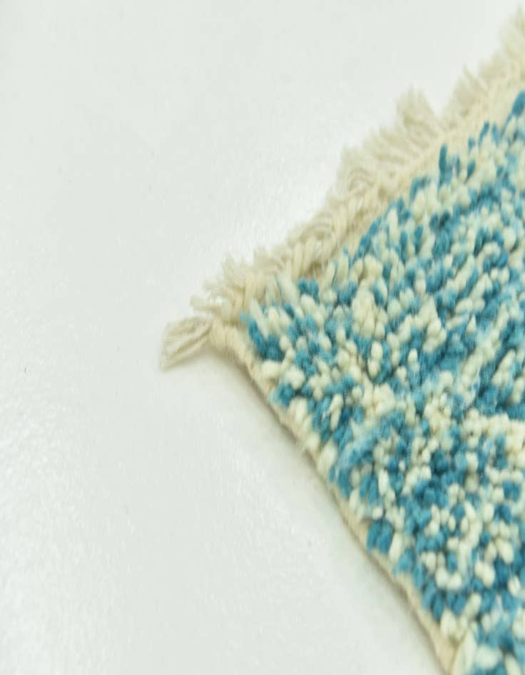 Detail image of  3' 3 x 5' 3  Hand Knotted Moroccan Wool Rug