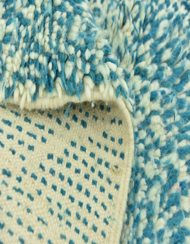 Detail image of  3' 3 x 5' 3  Hand Knotted Moroccan Wool Rug