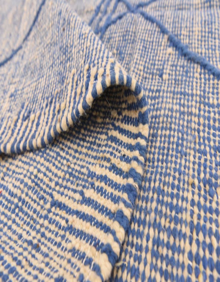 Detail image of  6' 8 x 10' 5  Hand Knotted Moroccan Wool Rug