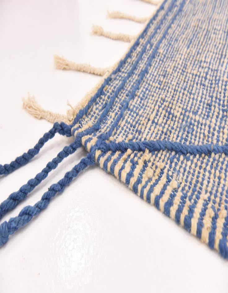 Detail image of  6' 8 x 10' 5  Hand Knotted Moroccan Wool Rug