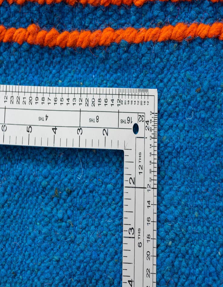 Detail image of  6' 4 x 9' 9  Hand Knotted Moroccan Wool Rug