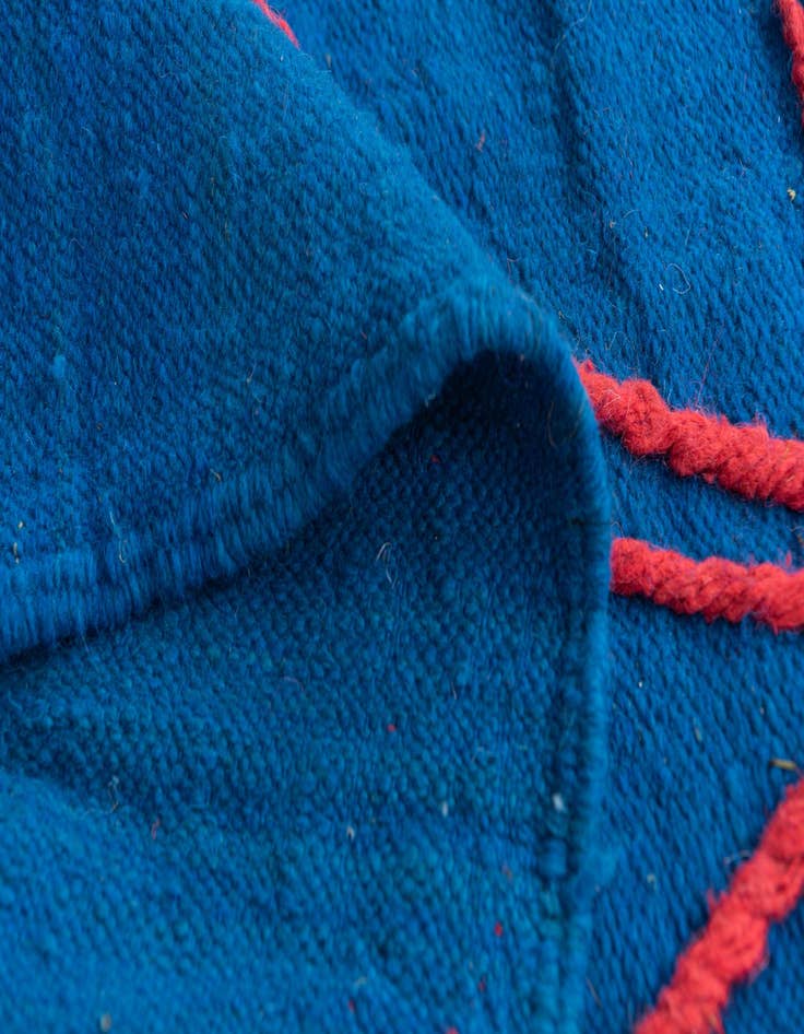 Detail image of  6' 2 x 9' 8  Hand Knotted Moroccan Wool Rug