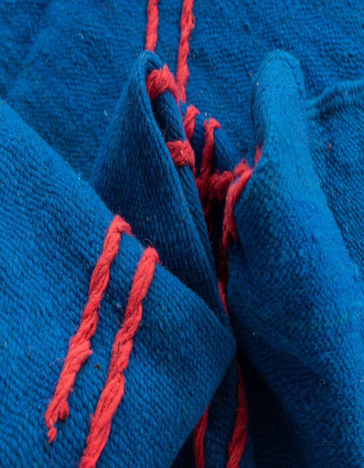 Detail image of  6' 2 x 9' 8  Hand Knotted Moroccan Wool Rug