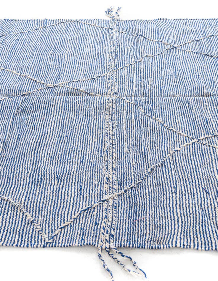 Detail image of  6' 3 x 9' 10  Hand Knotted Moroccan Wool Rug