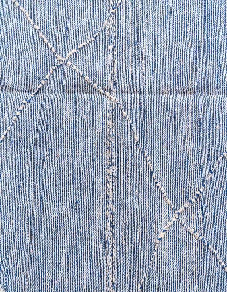Detail image of  6' 3 x 9' 10  Hand Knotted Moroccan Wool Rug