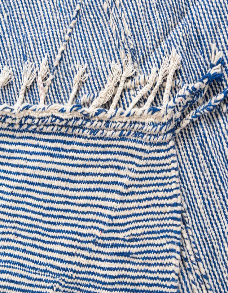 Detail image of  6' 3 x 9' 10  Hand Knotted Moroccan Wool Rug