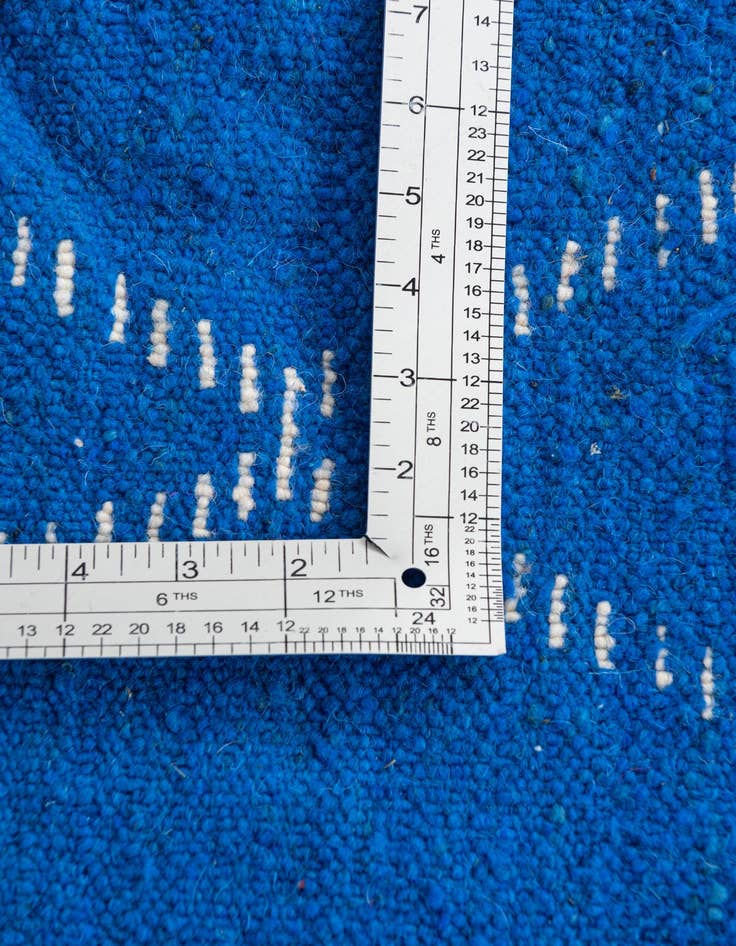 Detail image of  6' 8 x 9' 8  Hand Knotted Moroccan Wool Rug