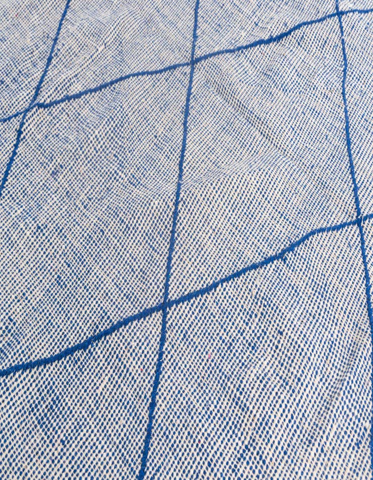 Detail image of  6' 4 x 9' 9  Hand Knotted Moroccan Wool Rug