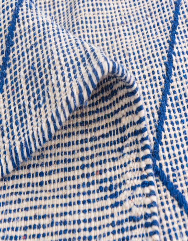 Detail image of  6' 4 x 9' 9  Hand Knotted Moroccan Wool Rug