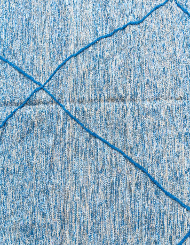 Detail image of  6' 2 x 10' 5  Hand Knotted Moroccan Wool Rug