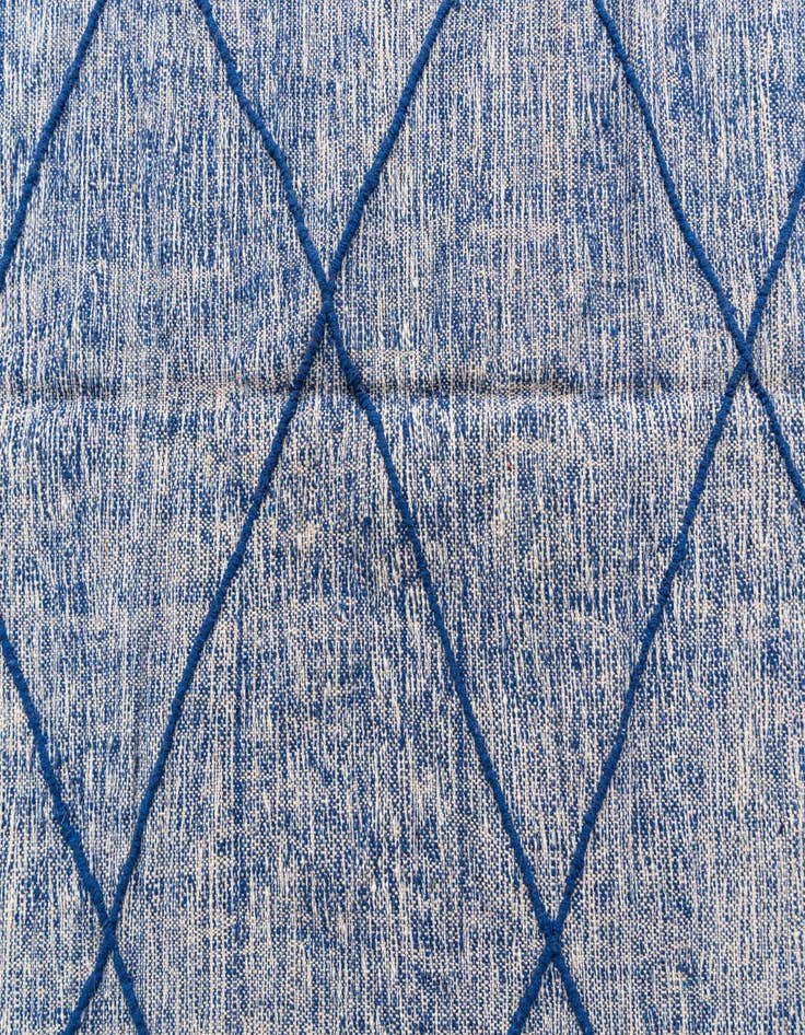 Detail image of  6' 5 x 10' 2  Hand Knotted Moroccan Wool Rug