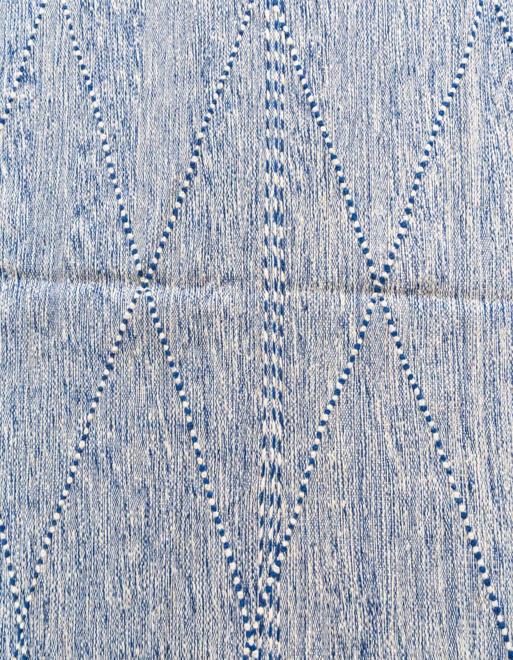 Detail image of  6' 3 x 10' 5  Hand Knotted Moroccan Wool Rug