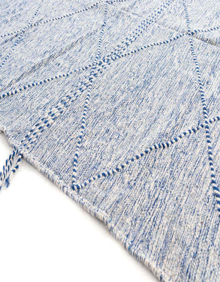 Detail image of  6' 3 x 10' 5  Hand Knotted Moroccan Wool Rug