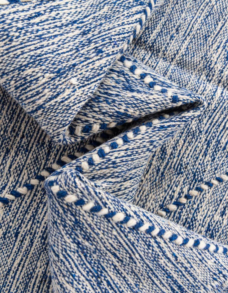 Detail image of  6' 3 x 10' 5  Hand Knotted Moroccan Wool Rug