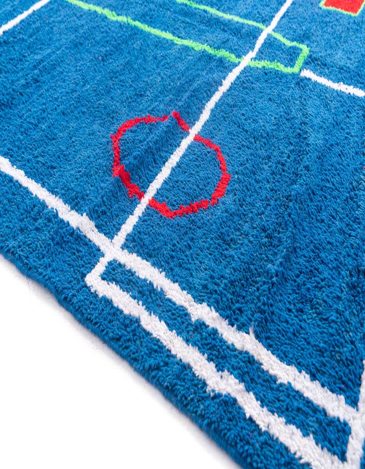 Detail image of  6' 6 x 9' 5  Hand Knotted Moroccan Wool Rug