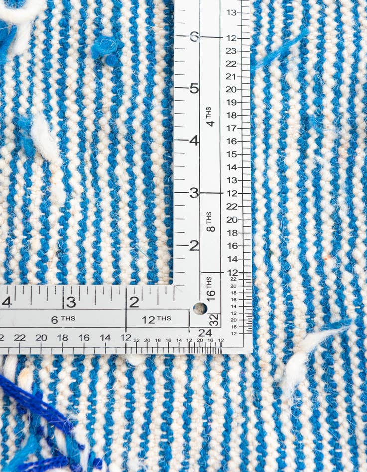 Detail image of  4' 9 x 7' 9  Hand Knotted Moroccan Wool Rug