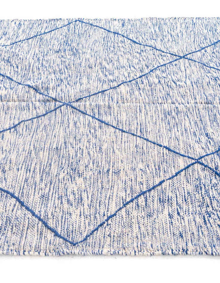 Detail image of  5' 3 x 8' 2  Hand Knotted Moroccan Wool Rug