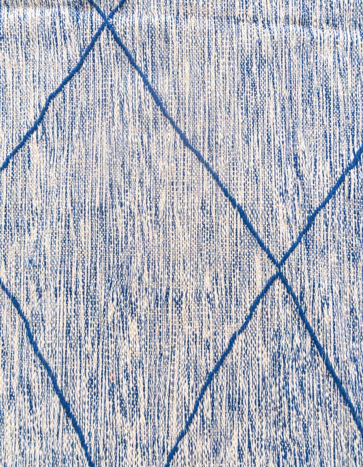Detail image of  5' 3 x 8' 2  Hand Knotted Moroccan Wool Rug