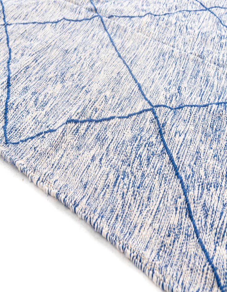 Detail image of  5' 3 x 8' 2  Hand Knotted Moroccan Wool Rug